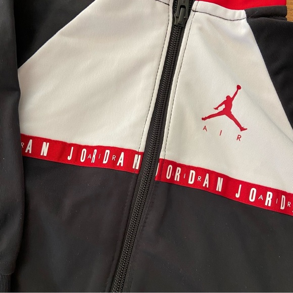 Jordan Jumpman Air Blocked Tricot Set Boys' Toddler Black/White/Red 18 month - Picture 5 of 6